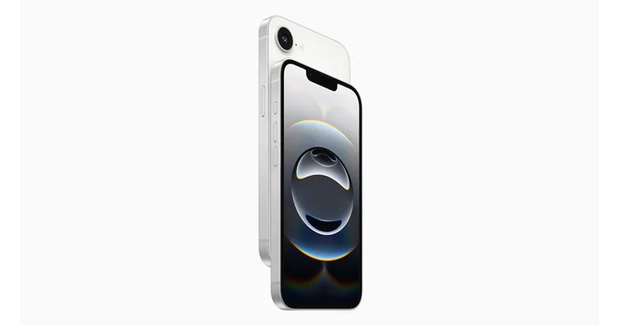תמונת יצרן להמחשה של iPhone 16e